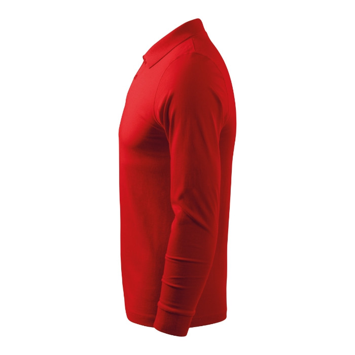 Polo homme Single J. LS 211 - rouge