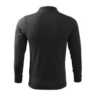 Polo homme Single J. LS 211 - ebony gray