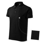 Polo homme Cotton 212 - noir