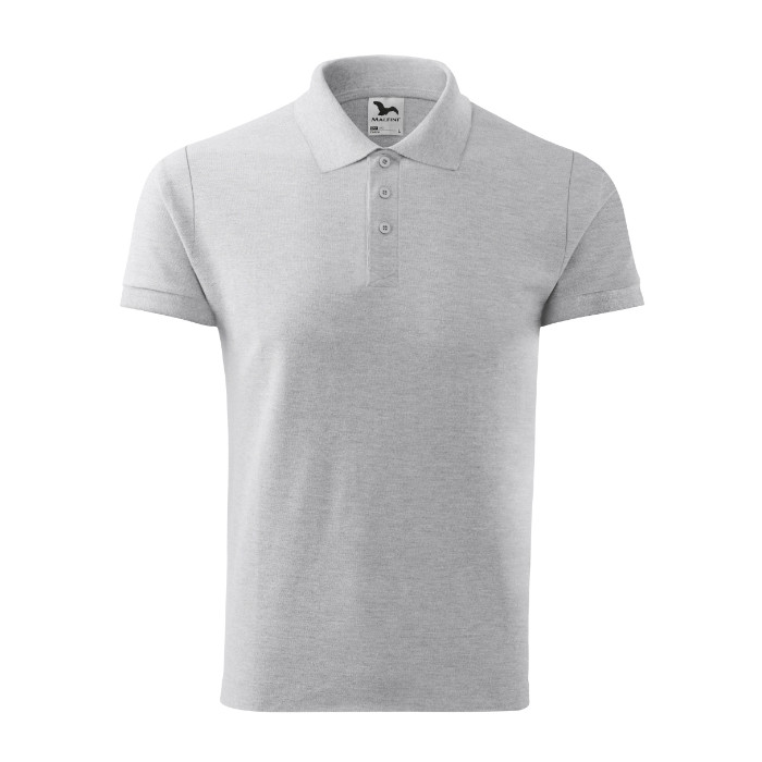 Polo homme Cotton 212 - gris chiné clair