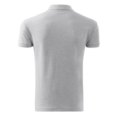 Polo homme Cotton 212 - gris chiné clair