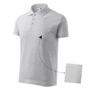 Polo homme Cotton 212 - gris chiné clair
