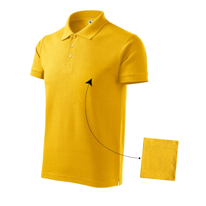 Polo homme Cotton 212 - jaune