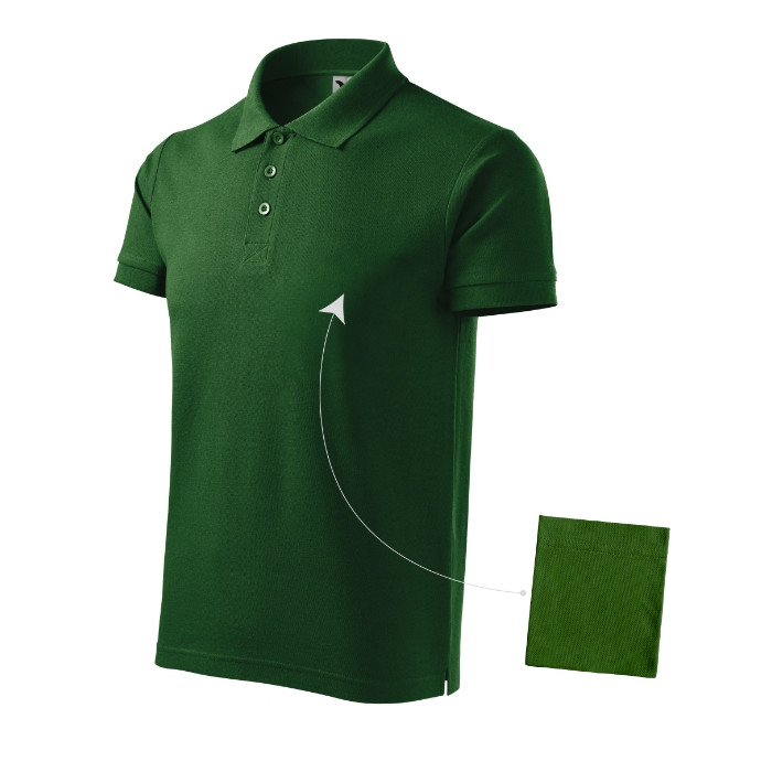 Polo homme Cotton 212 - vert bouteille