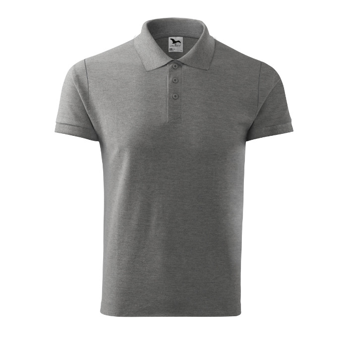 Polo homme Cotton 212 - gris chiné foncé
