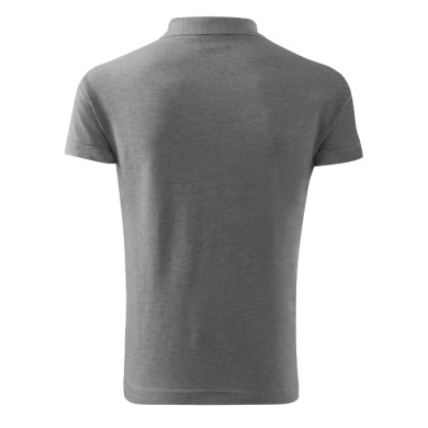 Polo homme Cotton 212 - gris chiné foncé