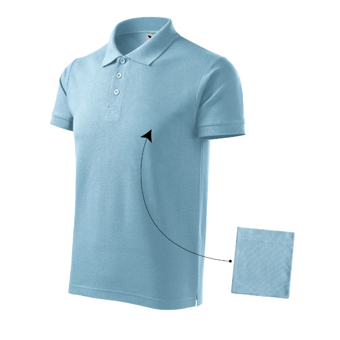 Polo homme Cotton 212 - bleu ciel
