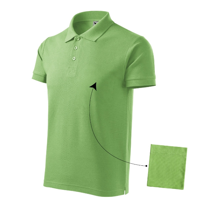 Polo homme Cotton 212 - vert herbe