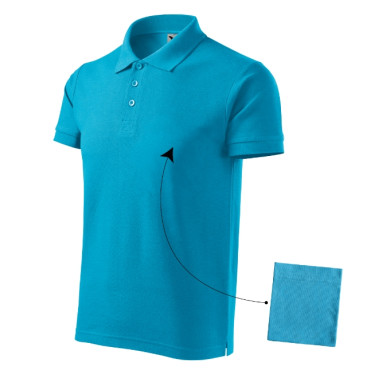Polo homme Cotton 212 - turquoise