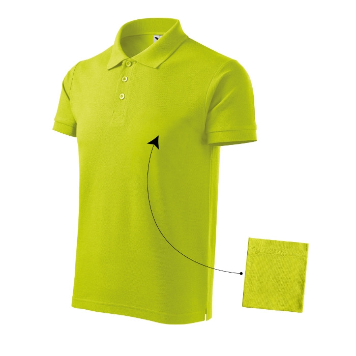 Polo homme Cotton 212 - lime