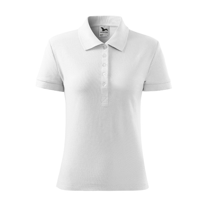 Polo femme Cotton 213 - blanc