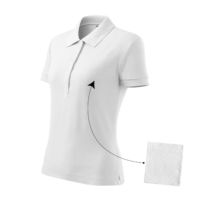 Polo femme Cotton 213 - blanc