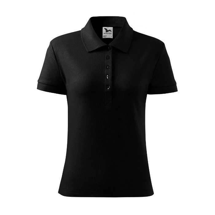 Polo femme Cotton 213 - noir