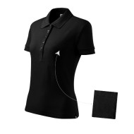 Polo femme Cotton 213 - noir