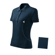 Polo femme Cotton 213 - bleu marine