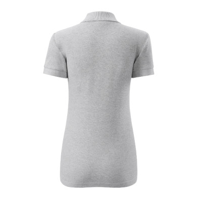 Polo femme Cotton 213 - gris chiné clair