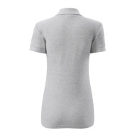 Polo femme Cotton 213 - gris chiné clair