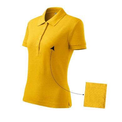 Polo femme Cotton 213 - jaune