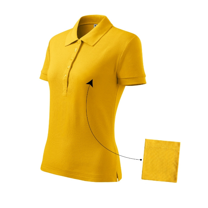 Polo femme Cotton 213 - jaune