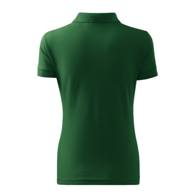 Polo femme Cotton 213 - vert bouteille