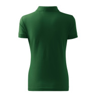 Polo femme Cotton 213 - vert bouteille
