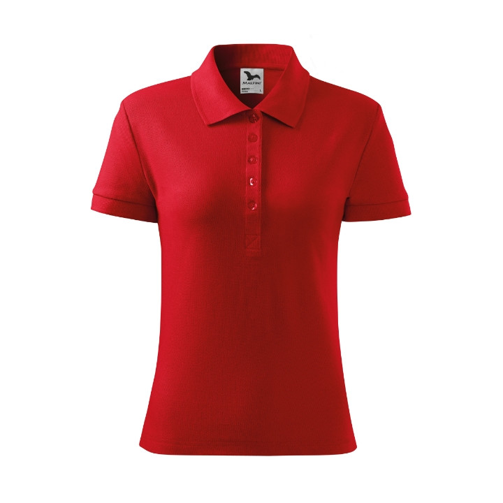 Polo femme Cotton 213 - rouge