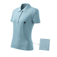 Polo femme Cotton 213 - bleu ciel