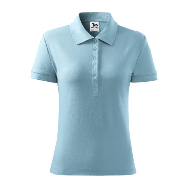 Polo femme Cotton 213 - bleu ciel