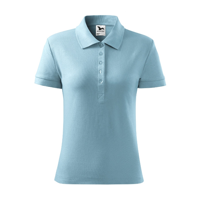 Polo femme Cotton 213 - bleu ciel