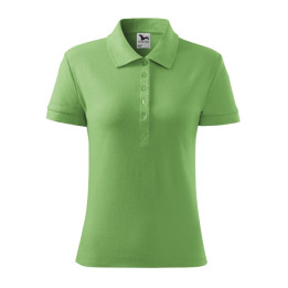 Polo femme Cotton 213 - vert herbe