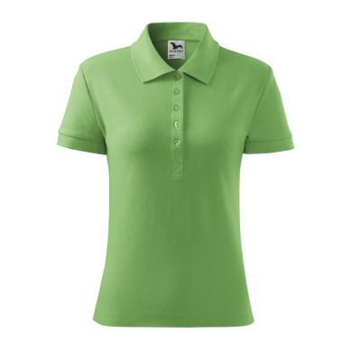 Polo femme Cotton 213 - vert herbe