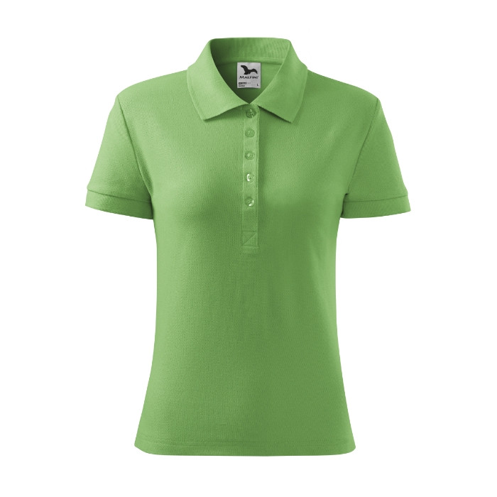 Polo femme Cotton 213 - vert herbe