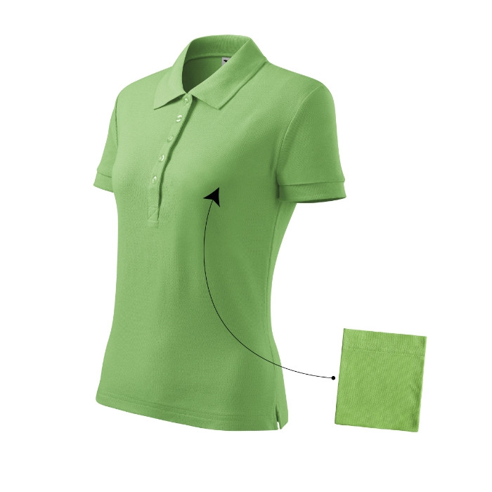 Polo femme Cotton 213 - vert herbe