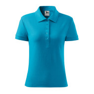 Polo femme Cotton 213 - turquoise