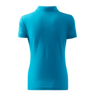 Polo femme Cotton 213 - turquoise