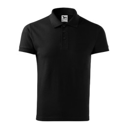 Polo homme Cotton Heavy 215 - noir