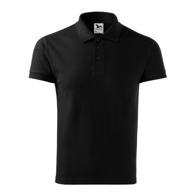 Polo homme Cotton Heavy 215 - noir