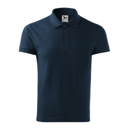 Polo homme Cotton Heavy 215 - bleu marine