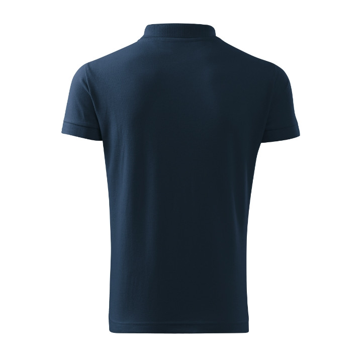 Polo homme Cotton Heavy 215 - bleu marine