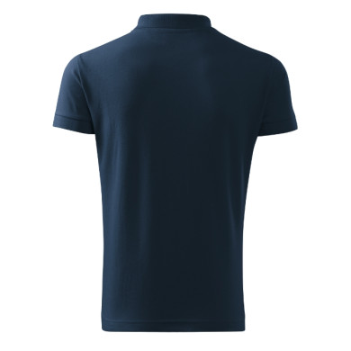 Polo homme Cotton Heavy 215 - bleu marine