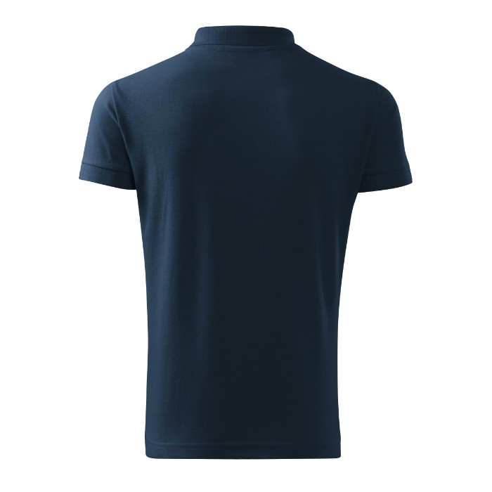 Polo homme Cotton Heavy 215 - bleu marine