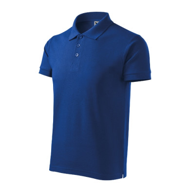 Polo homme Cotton Heavy 215 - bleu royal