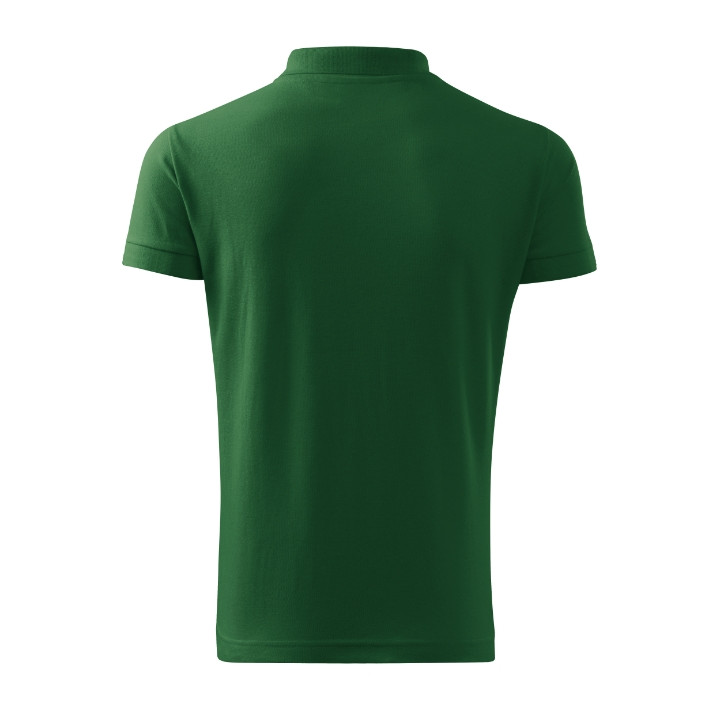 Polo homme Cotton Heavy 215 - vert bouteille