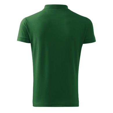 Polo homme Cotton Heavy 215 - vert bouteille