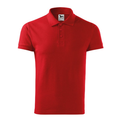 Polo homme Cotton Heavy 215 - rouge