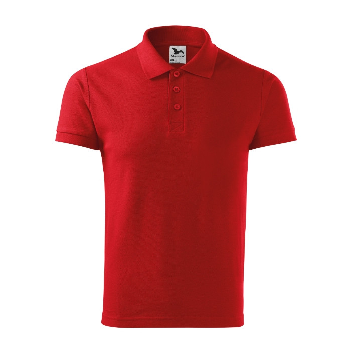 Polo homme Cotton Heavy 215 - rouge