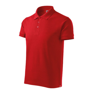 Polo homme Cotton Heavy 215 - rouge
