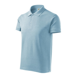 Polo homme Cotton Heavy 215 - bleu ciel