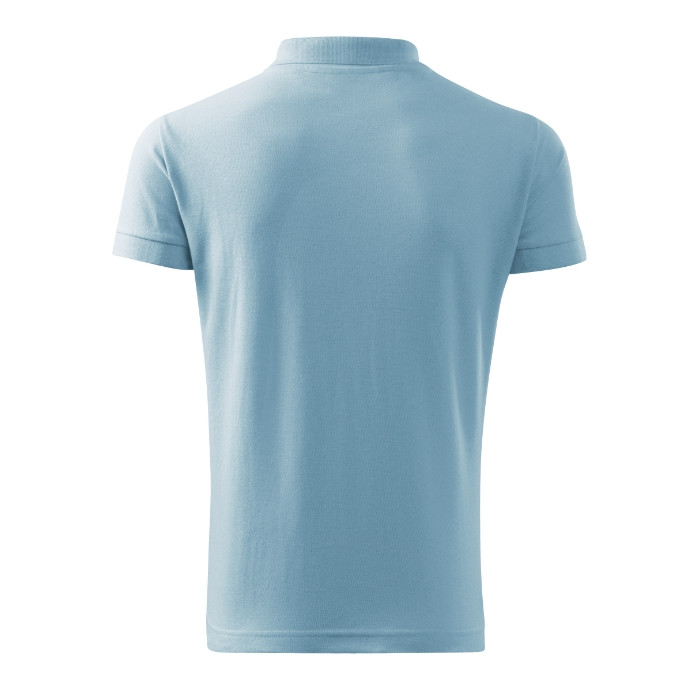 Polo homme Cotton Heavy 215 - bleu ciel