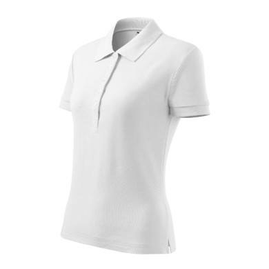 Polo femme Cotton Heavy 216 - blanc